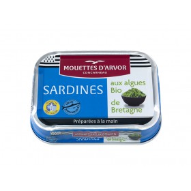 Sardines aux algues Bio de Bretagne