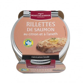 Rillettes de saumon au citron et à l’aneth