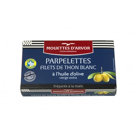 Parpelettes® Filets de thon blanc à l'huile d'olive vierge extra