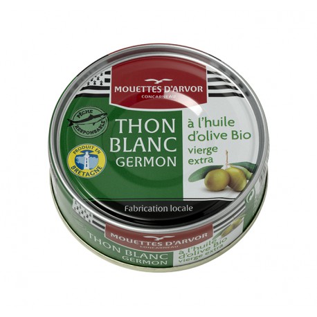 Thon blanc germon à l'huile d'olive vierge extra BIO