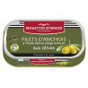 Filets d'anchois aux olives et à l'huile d'olive vierge extra