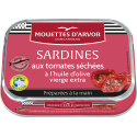 Sardines aux tomates séchées et à l'huile d'olive vierge extra