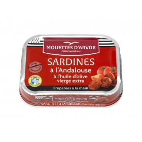 Sardines à l'andalouse et à l'huile d'olive vierge extra 115g