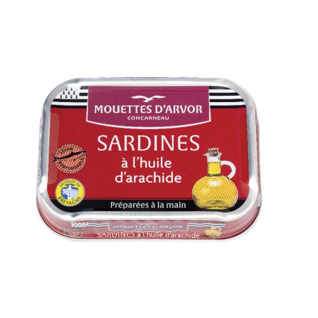 Sardines à l’huile d’arachide