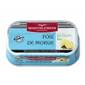 Foie de morue au naturel et citron Bio