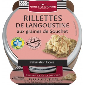 Rillettes de langoustine aux graines de souchet