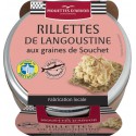 Rillettes de langoustine aux graines de souchet