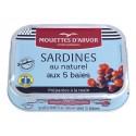 Sardines au naturel aux 5 baies