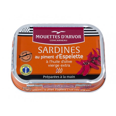 Sardines au piment d'Espelette