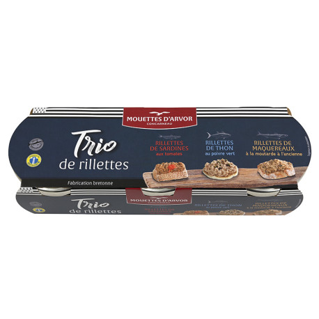 Trio de rillettes 90 gr