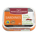 Sardines à l’huile d’olive vierge extra et au piment d'Espelette Bio